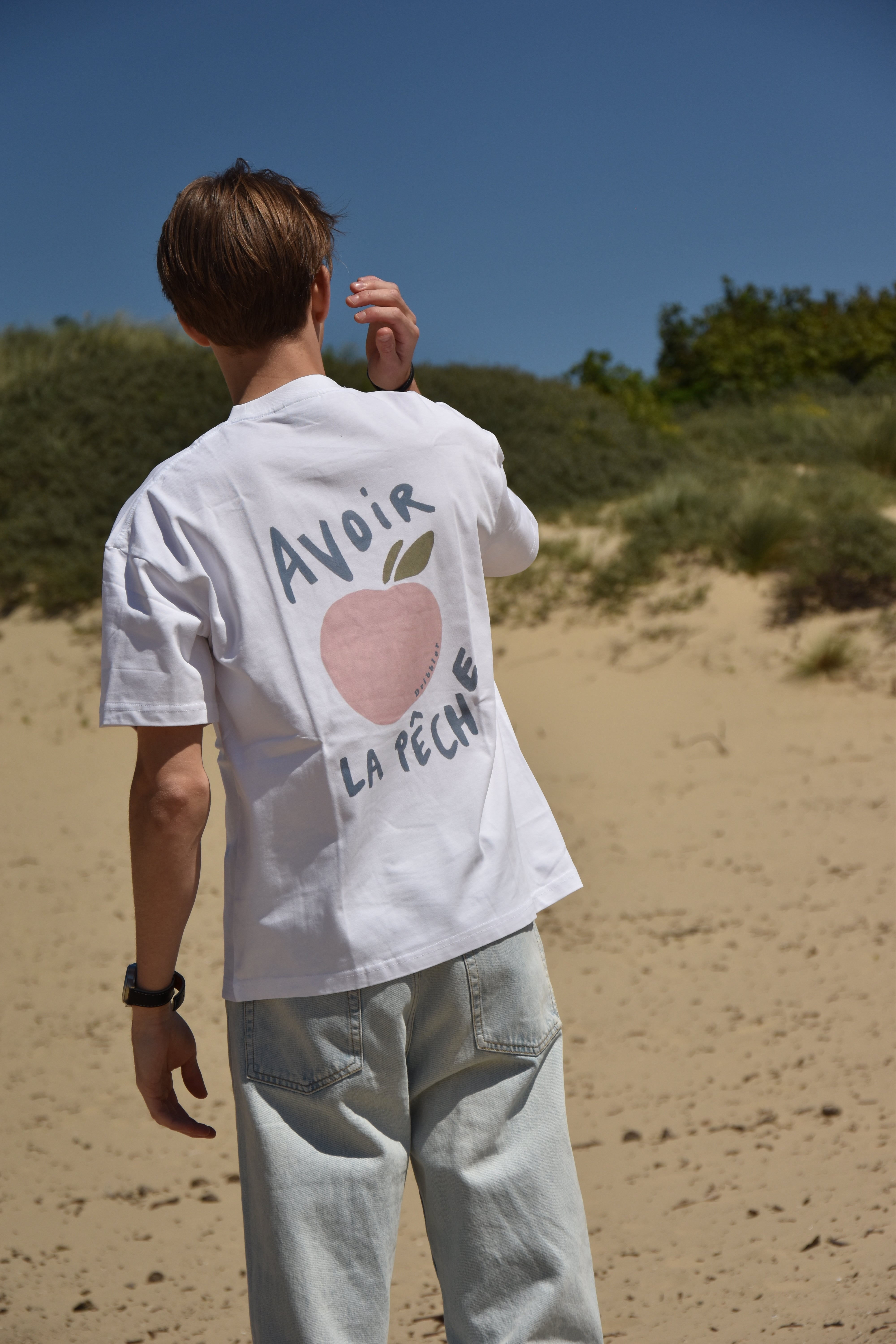 PÊCHE Tee White