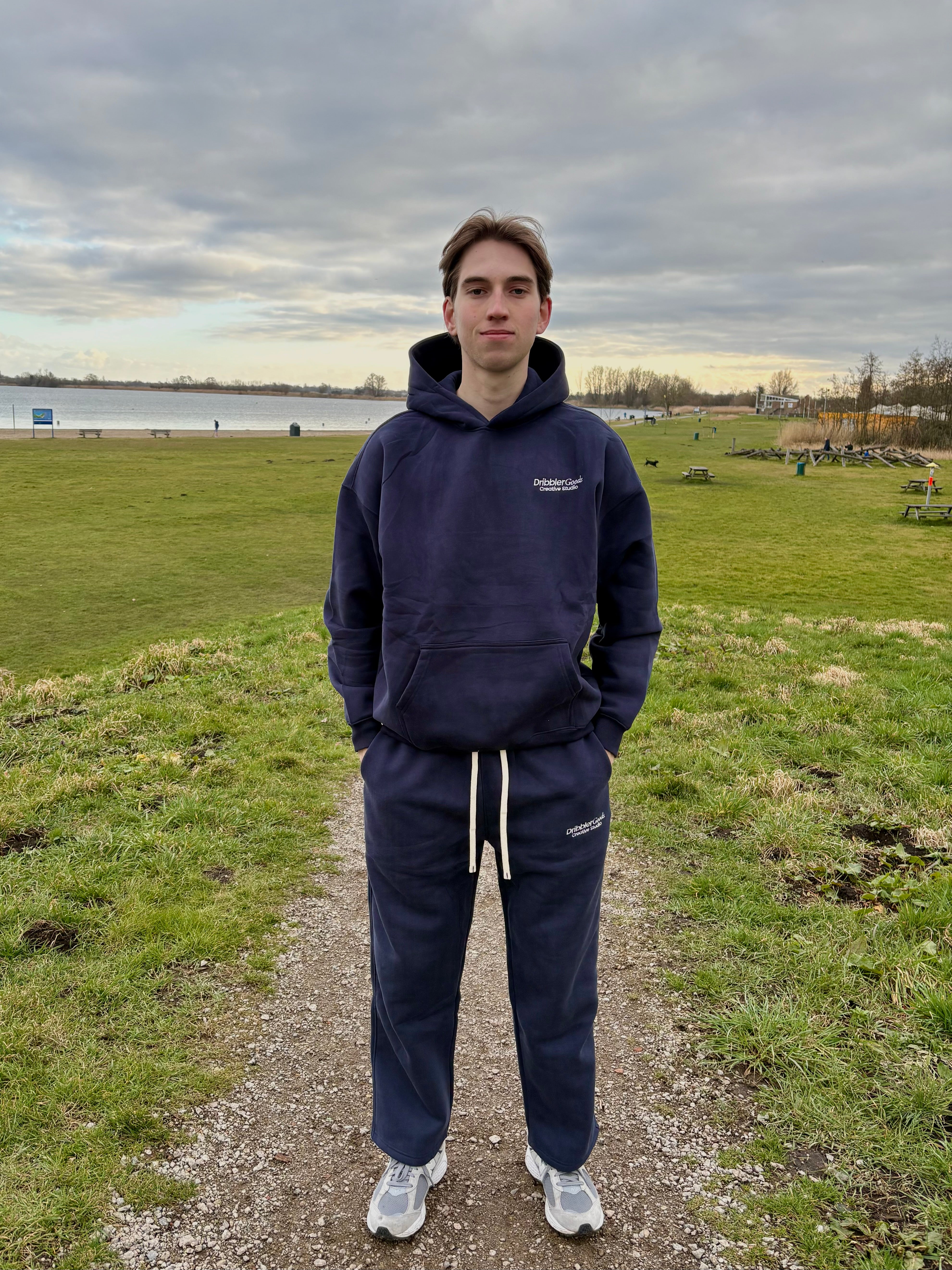 STUDIO Hoodie Navy Blue