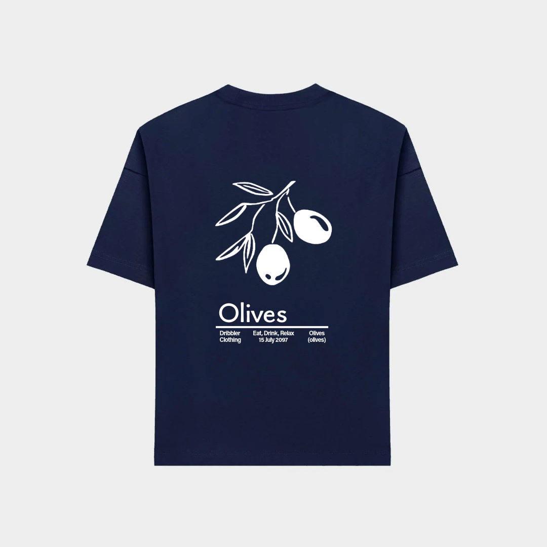 OLIVES Tee Navy Blue