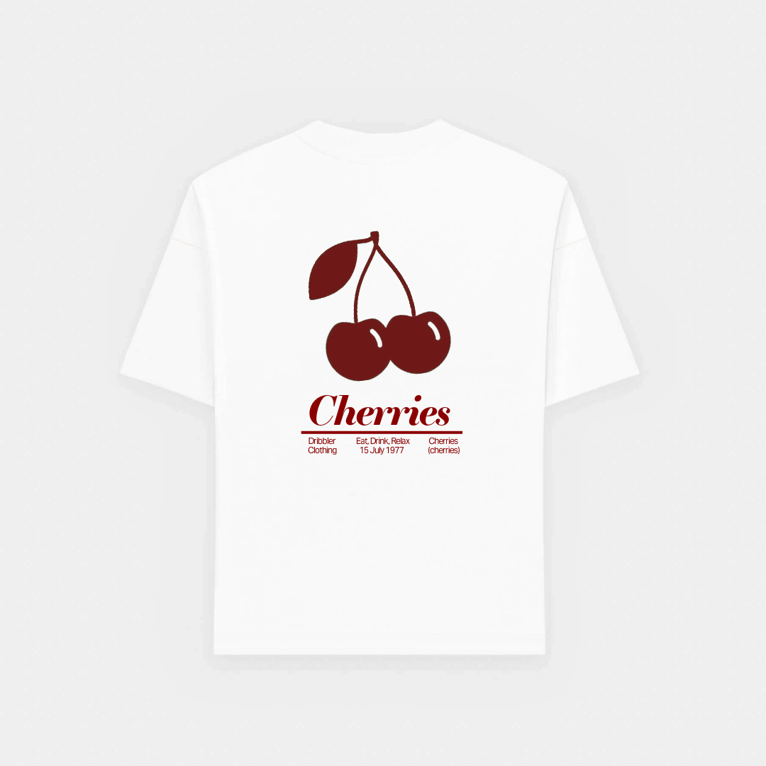 CEREZA Tee White/Red