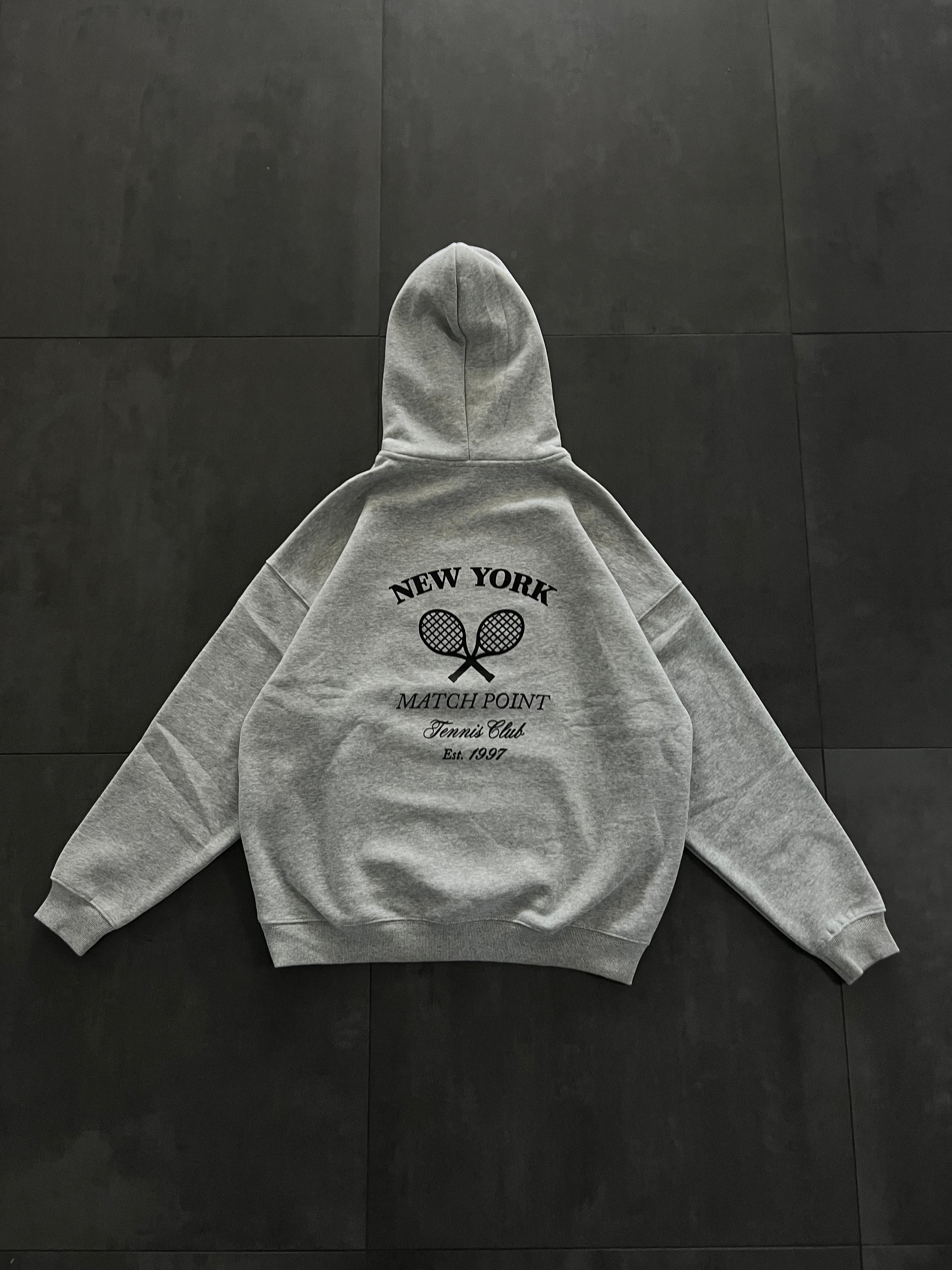 TENNIS Hoodie Light Grey