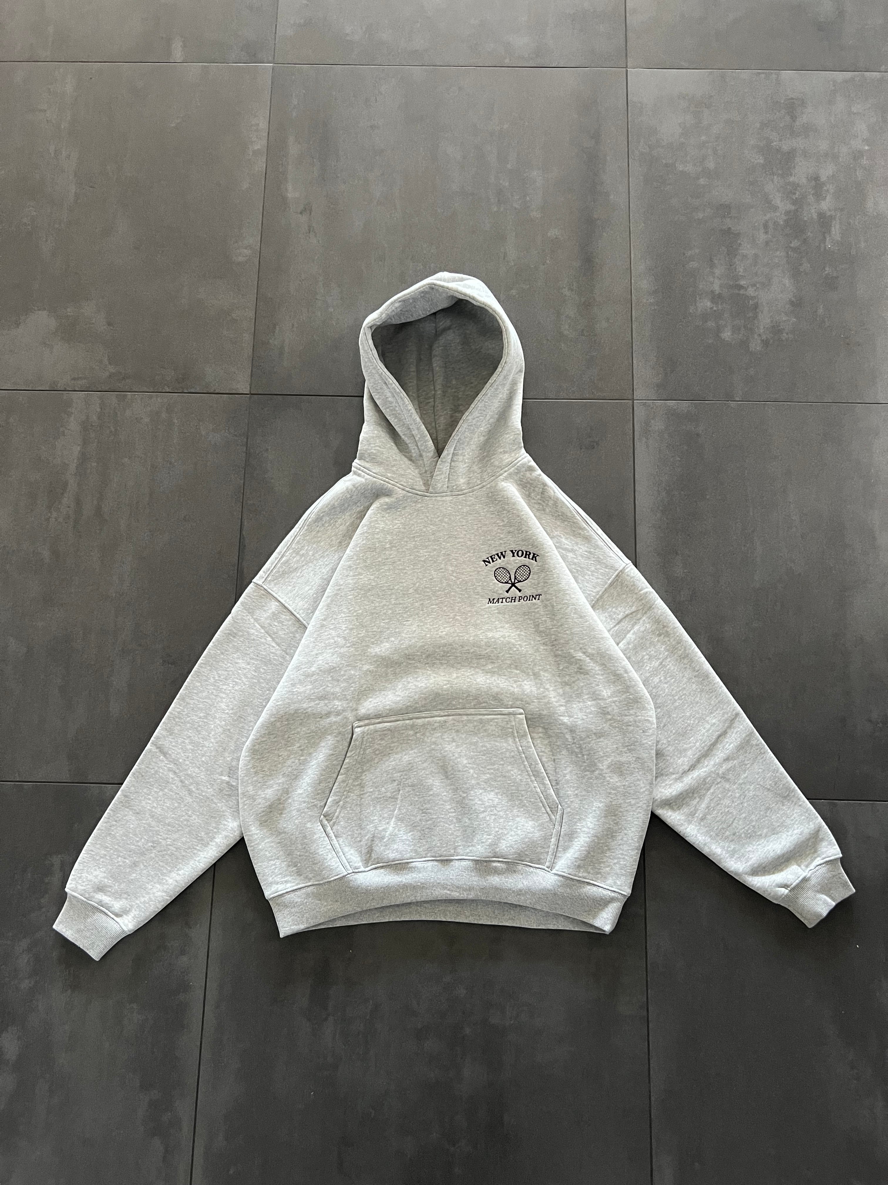 TENNIS Hoodie Light Grey