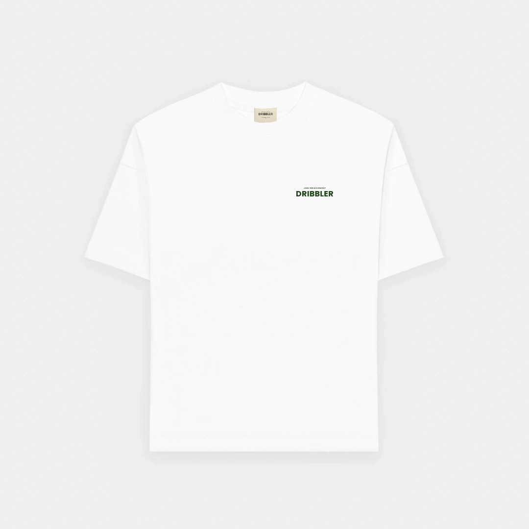 PINTAR Tee White/Dark Green