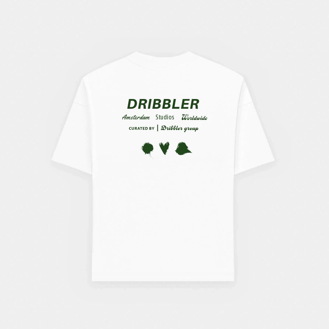 PINTAR Tee White/Dark Green