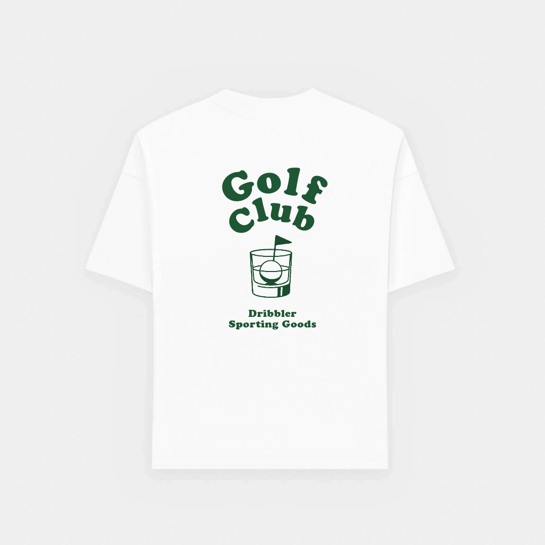 BOGEY Tee White/Dark Green