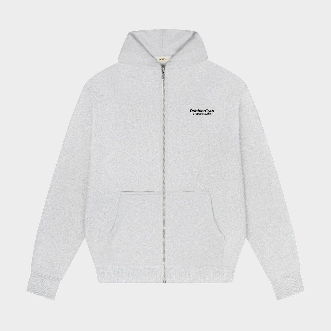 STUDIO Zip Hoodie Light Grey