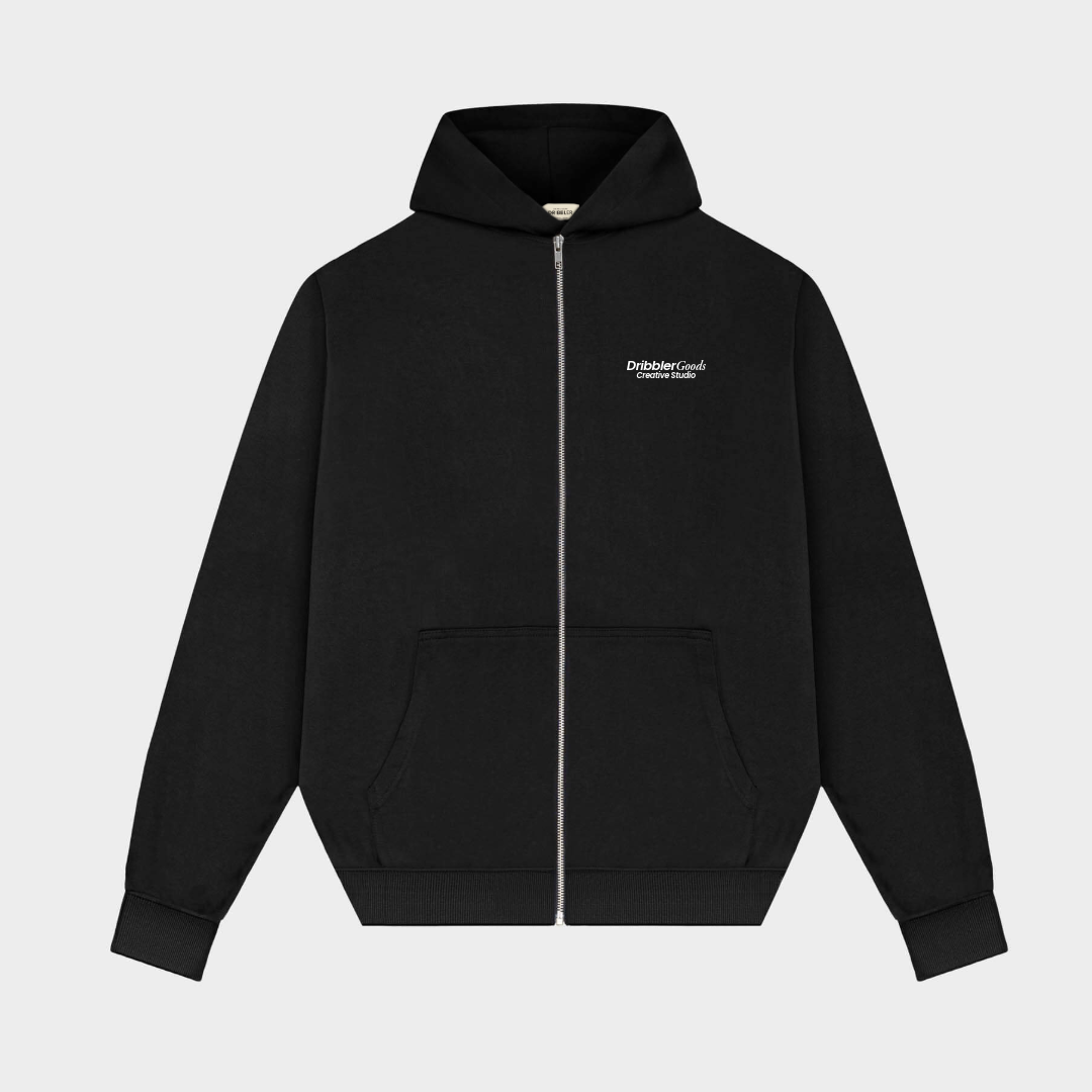 STUDIO Zip Hoodie Black